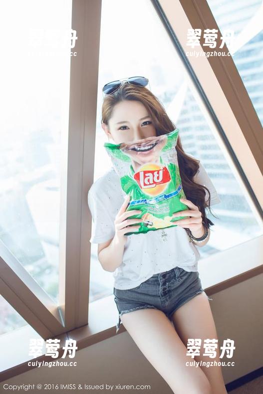 IMiss爱蜜社 - 眼镜中的Flower朱可儿：下载一份清凉，仿佛能听到她轻声呢喃