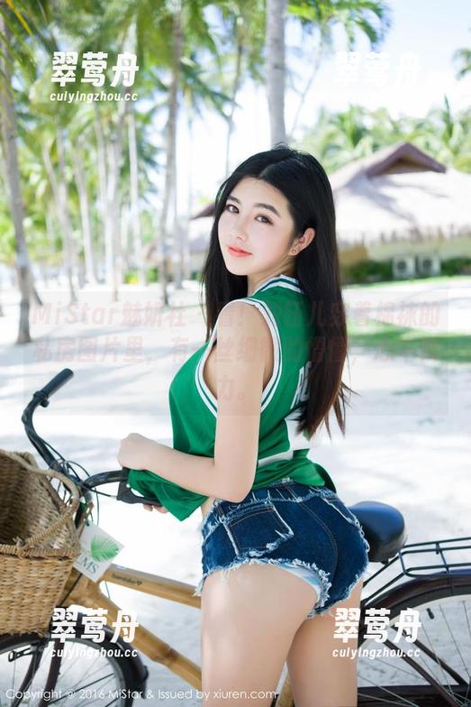 MiStar魅妍社 - 看！刘钰儿穿着棉袜的私房图片里，有一丝细微的懵懂，心牛顿力。