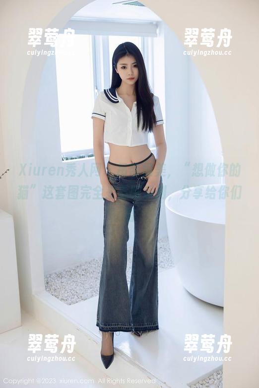 Xiuren秀人网 - 吊带很美，“想做你的猫”这套图完全是惹眼系列，分享给你们看
