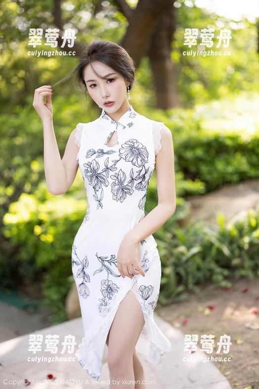 语画界 - Angela小热巴的美腿全套作品，真希望这条路能一直延伸下去