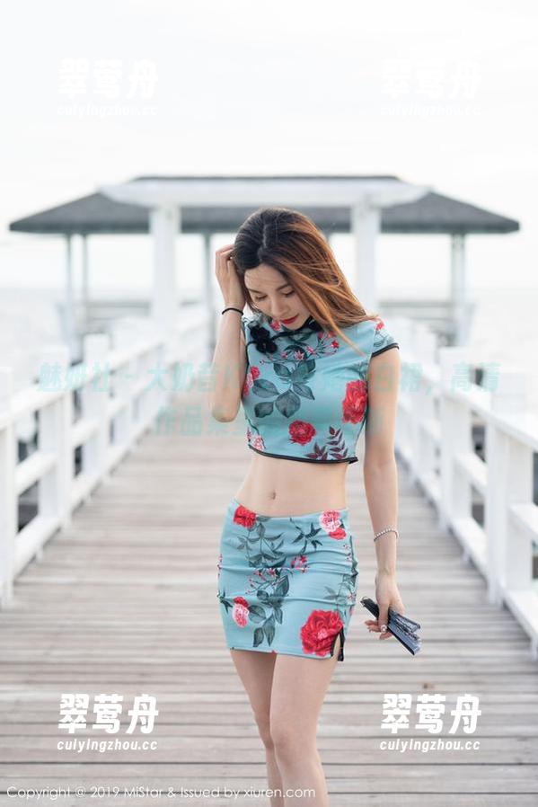 魅妍社-大奶昔Kyra 魅妍社 - 大奶昔Kyra与她的白裙,高清作品集里的趣事不断